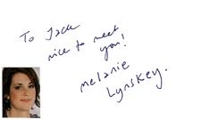 Melanie Lynskey Signed Auto 3x5 Index Card Togetherness