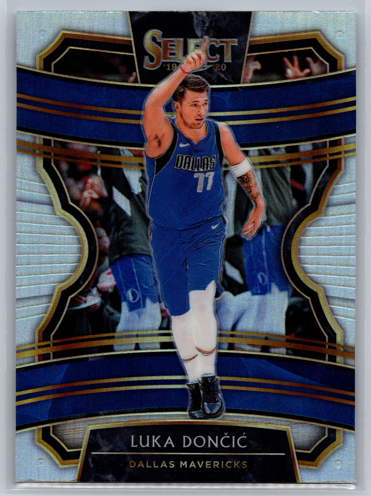 Luka Doncic 2019-20 Panini Select Silver Prizm Concourse #67 Dallas Mavericks