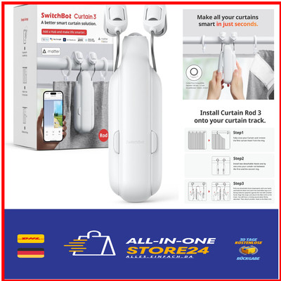 SwitchBot Smart Vorhangöffner Bluetooth HomeKit Automatik Vorhang Motor WLAN