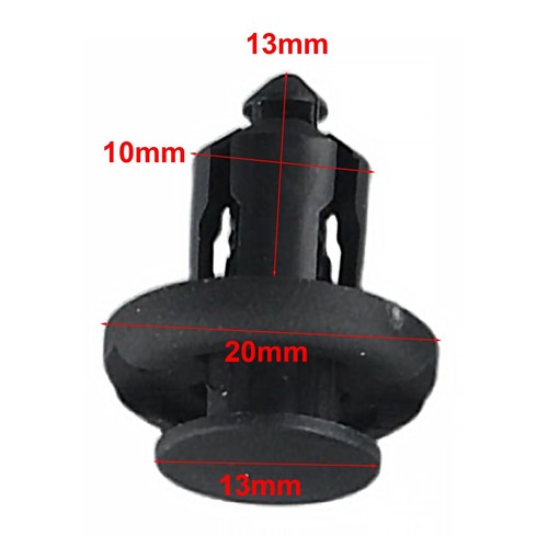 Lot De 100 Clips De Fixation Pour Kia Hyundai - Attaches Pare-chocs, Ailes, Garde-boue, Type Poussoir