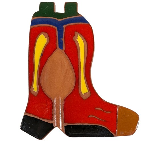 Nine Hills Studio Handcrafted Boot Spoon Rest Southwest Cowboy Country Home Deco - Picture 2 of 5