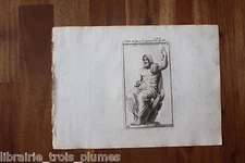 ✒ ENGRAVING 18th Dominique MAGNAN Charles LE BRUN Jupiter