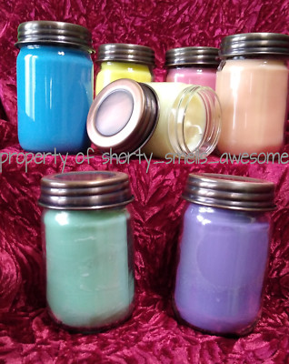 100% Soy Candle Jar Scented Candles 12oz Your Choice Scent You Pick Scent N - W