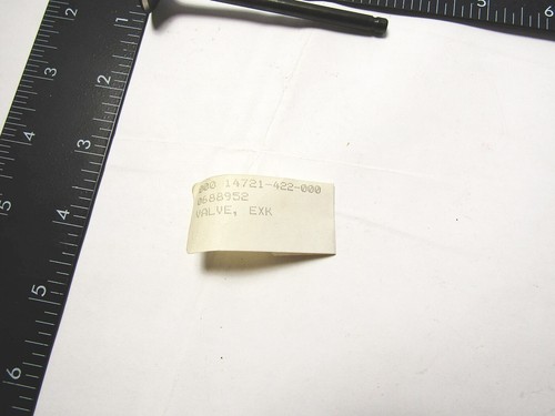 HONDA CBX CB750F NEW ENGINE EXHAUST VALVE 14721-422-000 CB 750 lm - Picture 2 of 8