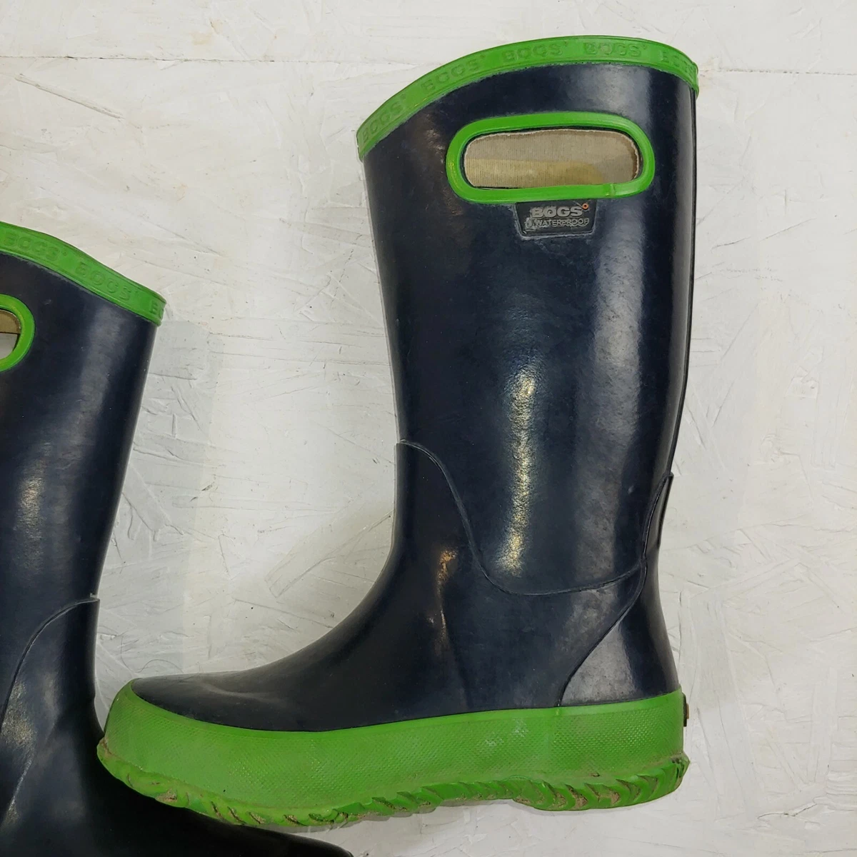 Bogs Youth boys boots rain size 1 US rain boots rubber eBay