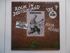 Achim Reichel Autogramm signed LP-Cover "Rock In Deutschland Vol 7" Vinyl