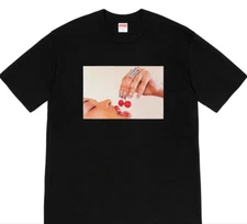 Supreme Cherries Tee Black SS20 Size Medium NEW AUTHENTIC SEALED bogo box logo
