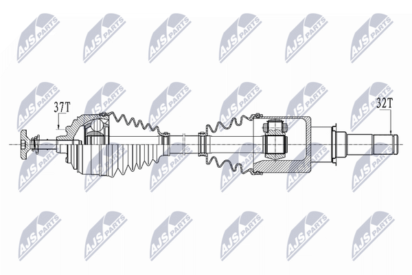 NTY NPW-ME-231 Antriebswelle Vorne Links FüR MERCEDES-BENZ-image
