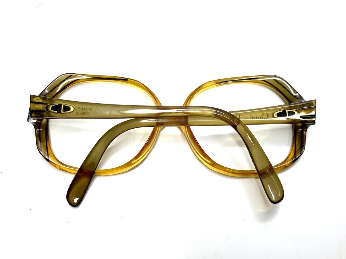 Vintage Christian Dior Austria Oval Eyeglass Frames Only Gold Tone CD 2876 Christian Dior Vintage Eyeglasses 2938 40 Gold Oval Frame  main image 2