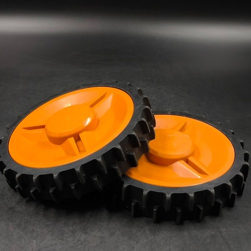 Worx WG79E.1 (Paar 2) Rasenmäher Rad Schwarz Gebraucht