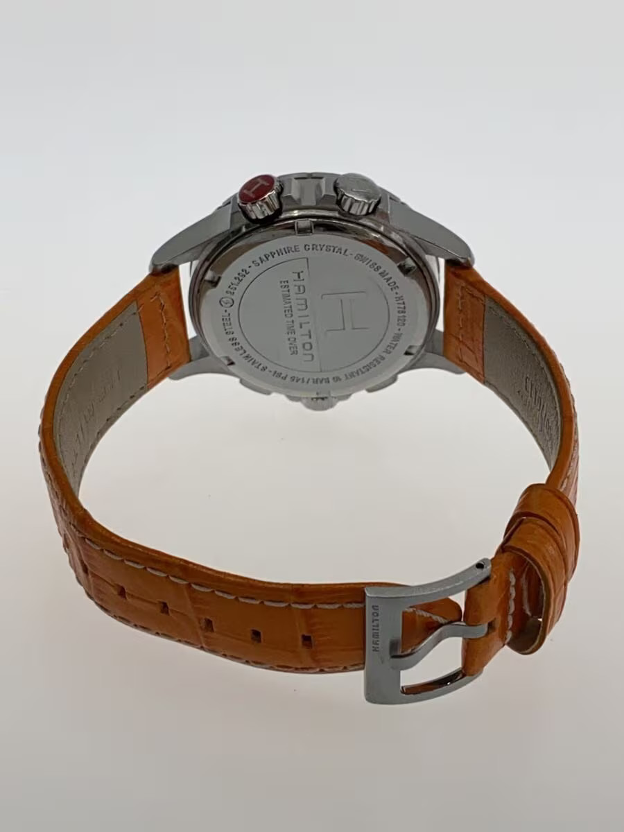 HAMILTON Watch Analog BLK ORN h776120 Includes replacement strap Scratch on the image 4