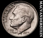 1957-D Roosevelt Dime- Silver Scarce Better Date No Reserve #i3514