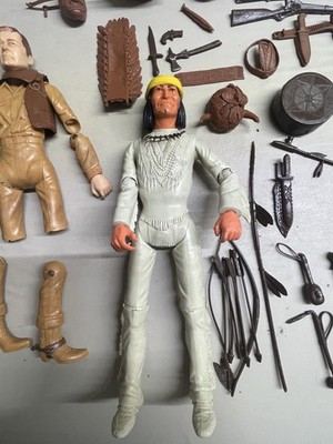 Vintage Marx Johnny West Best The west 1973 Geronimo & Horse over