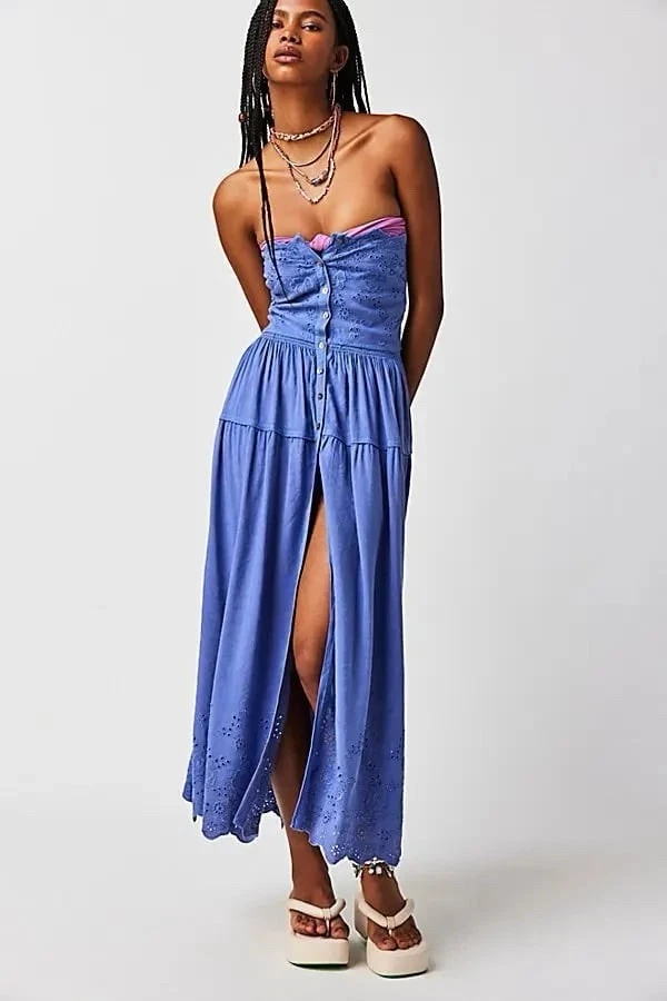 Free People Linen Casual Dresses for Women for sale | eBay