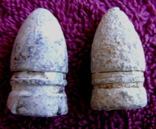 (2) EXCAVATED CONFEDERATE GARDNER PATTERN BULLETS (SHILOH)