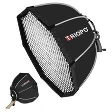 Triopo KS55 Portable Softbox 21.6in / 55cm Speedlite Octagon Umbrella Softbox US