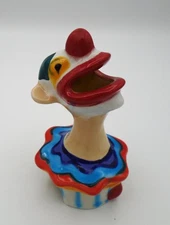 Vintage " HAPPY CLOWN PIE BIRD " Vent Funnel by Angela Rogers