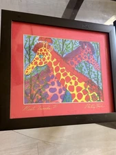 2 Set Kristi Friend II Framed Art by Peter Max