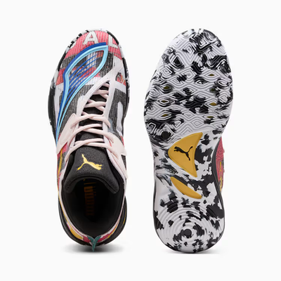 Puma All-Pro NITRO 2 Basketball Shoes 312841-01 Jasmine Flower