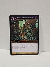 Natural Repossession World Of Warcraft TCG Scourgewar Regular Uncommon