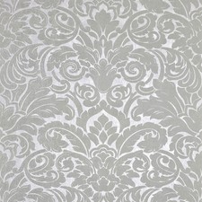 Papel pintado flocado gris oliva plata metálico flocado victoriano damasco terciopelo 3D