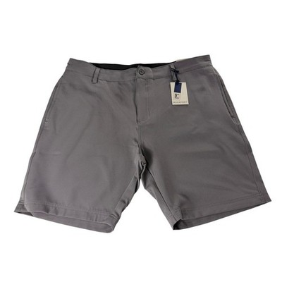 Rockport Mens Tech Short Dark Grey 2-Way Stretch 9 Inch Inseam Size 38 RK610MM2