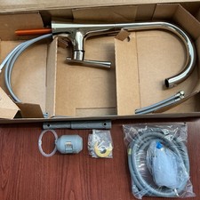 NEW Moen 9126NL Kurv 1.5 GPM 1-Hole Pull Down Kitchen Faucet Polished Nickel B27
