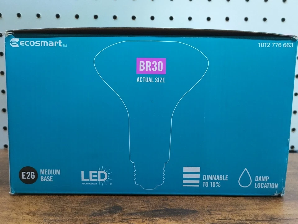 6Pack Ecosmart Br30 Universal Select Flood Light Bulbs 65w/75w/90w Adjustable - Image 4 of 4