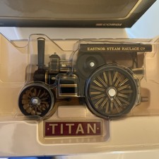 Fowler B6 Road Locomotive &Badge Titan Easton Steam Haulage Co. Corgi
