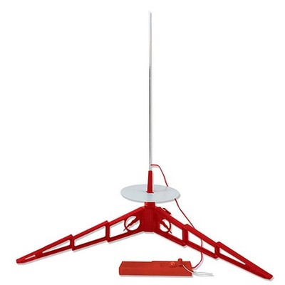 Estes 2222 Porta-Pad II Launch Pad and Electron Beam 83 Milliliters, Red