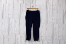 Investments dress pants womens size 10 slim straight ankle solid navy