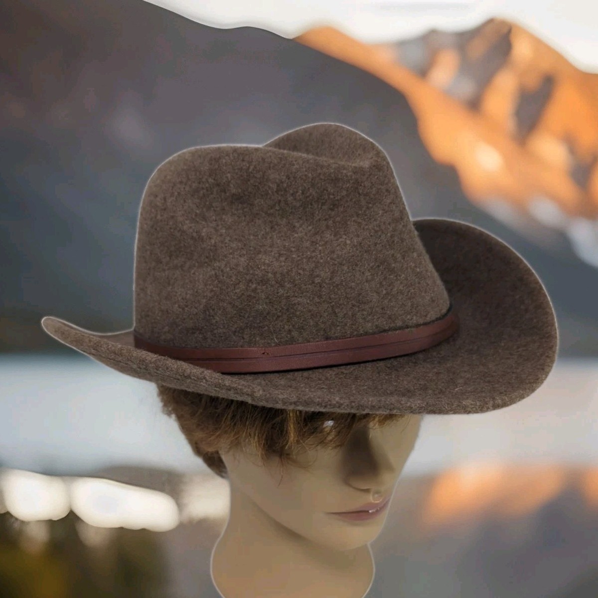 Stetson Mello Felt Dark Brown Fedora Hat Stetson Brown Crushable Mello Felt Hat | Ralph main image 2