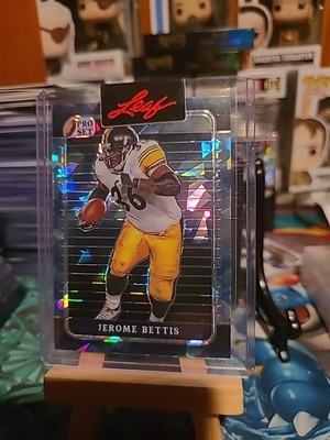 Jerome ''The Bus'' Bettis 1 Of 1 Pre Production Proof Blue Cracked Ice Steelers