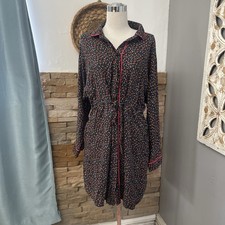 Oliver Bonas ditsy floral shirt midi dress, conservative size 14