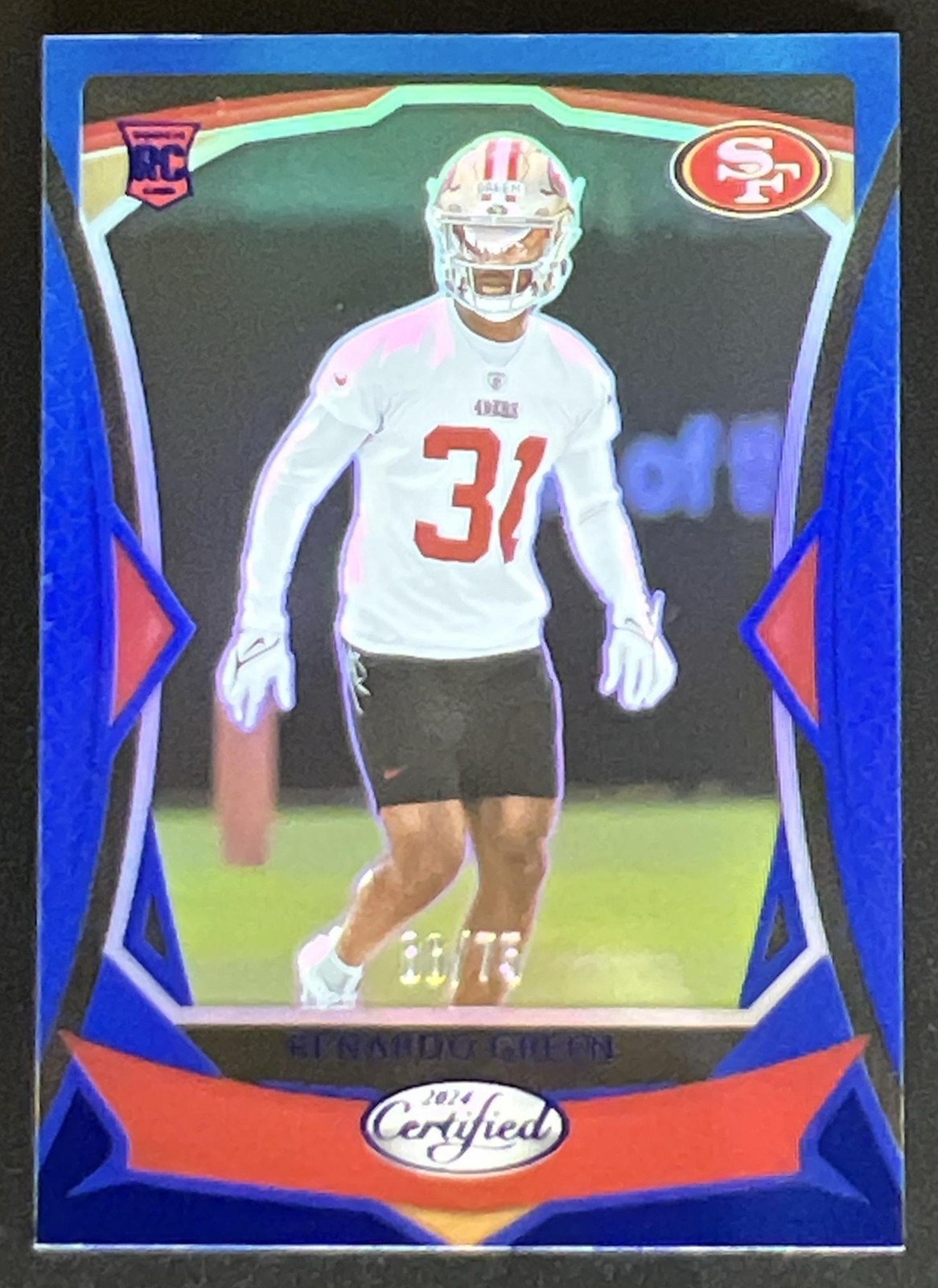 Renardo Green Panini Certified #149 Blue Mirror