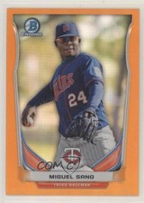 2014 Bowman Draft Top Prospects Chrome Orange Refractor 3/25 Miguel Sano 0p1e