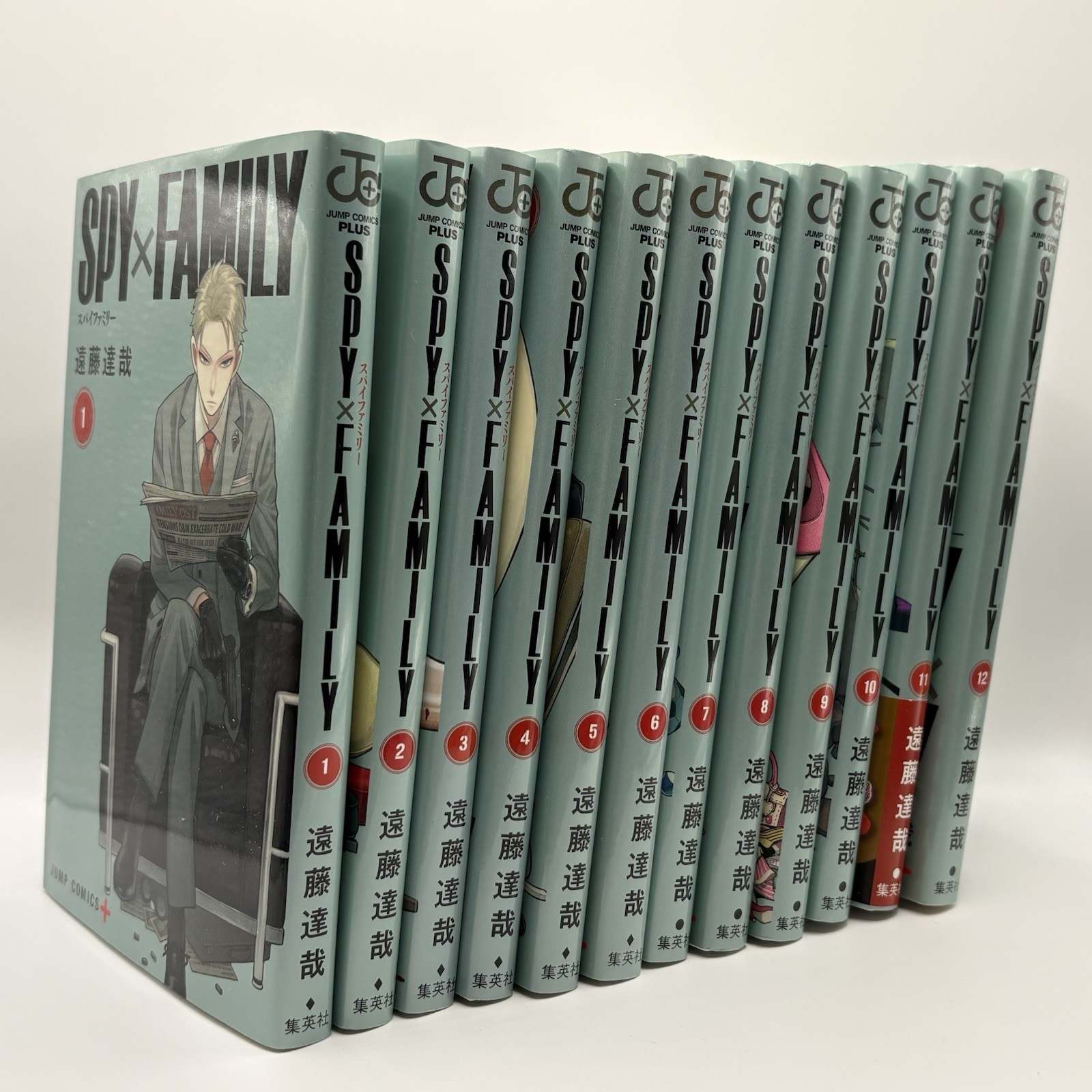 Spy X Family Manga Lote Volúmenes 1-12 Edición Japonesa Anime Fuente Material