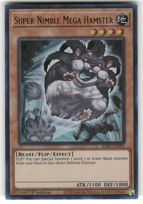 Super-Nimble Mega Hamster (UR) Ultra Rare RA02-EN004 NM
