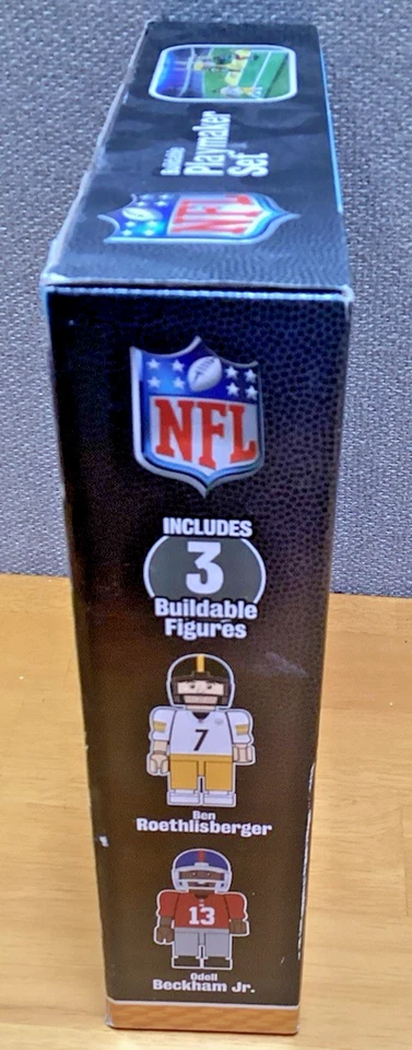 NFL Buildable Playmaker Set Ben Roethlisberger & Odell Beckham Jr. [2017]-NIB - Image 4 of 4