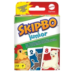 MATTEL GAMES HHB37 Skip-Bo Junior Card Game