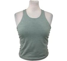 Allbirds  Women's Sport Bra Vest Top Size S Green Activewear Support Used F1