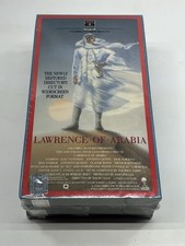 Lawrence of Arabia Director's Cut Widescreen 1989 VHS RCA Columbia 50133