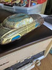 Large Vintage 30-50s Era Tin Friction Car