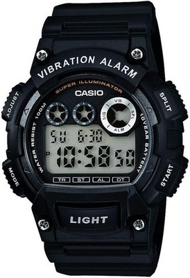 Casio W-735H-1AVDF DIGITAL HERREN UHR SCHWARZ 45x52mm UNTERPREIS