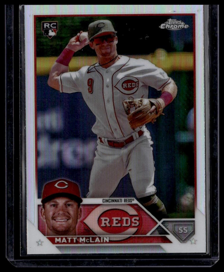2023 Topps Update #US199 Matt McLain Rainbow Foil