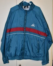 NEW Vintage 90's Apex One Track Suit/Windbreaker Teal 2pc, Size XL