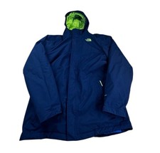 NORTH FACE Boys' Boundary Triclimate 3-in-1 Waterproof Jacket XL 18/20 Blue READ