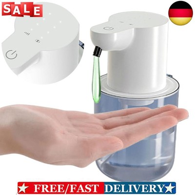 400ml Touchless Soap Dispenser Automatic Gel Soap Dispenser for Bathroom(White)
