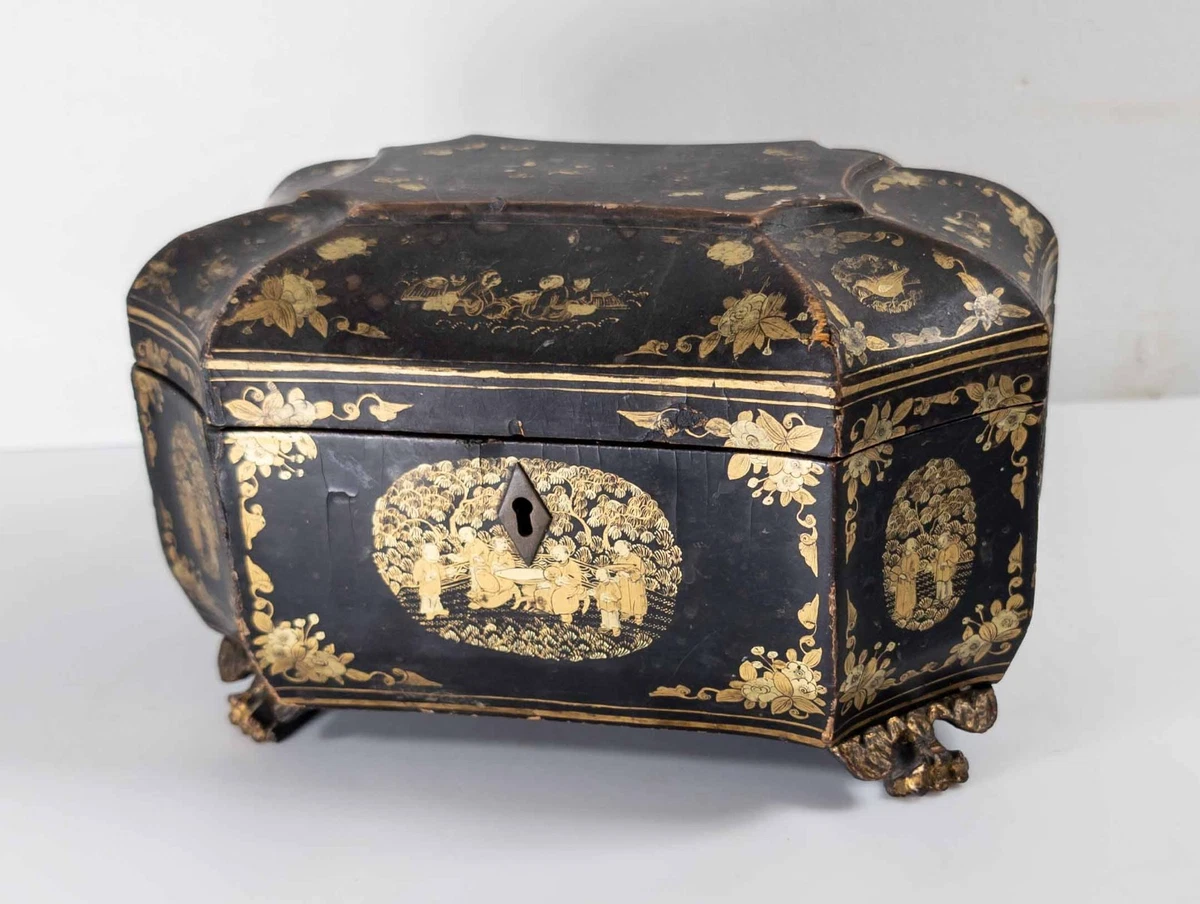 古董原版中国茶罐1850 - 1899 年| eBay