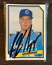 1989 CMC Kevin Appier  (signed) Omaha Royals Minor Team Set Kansas City Royals